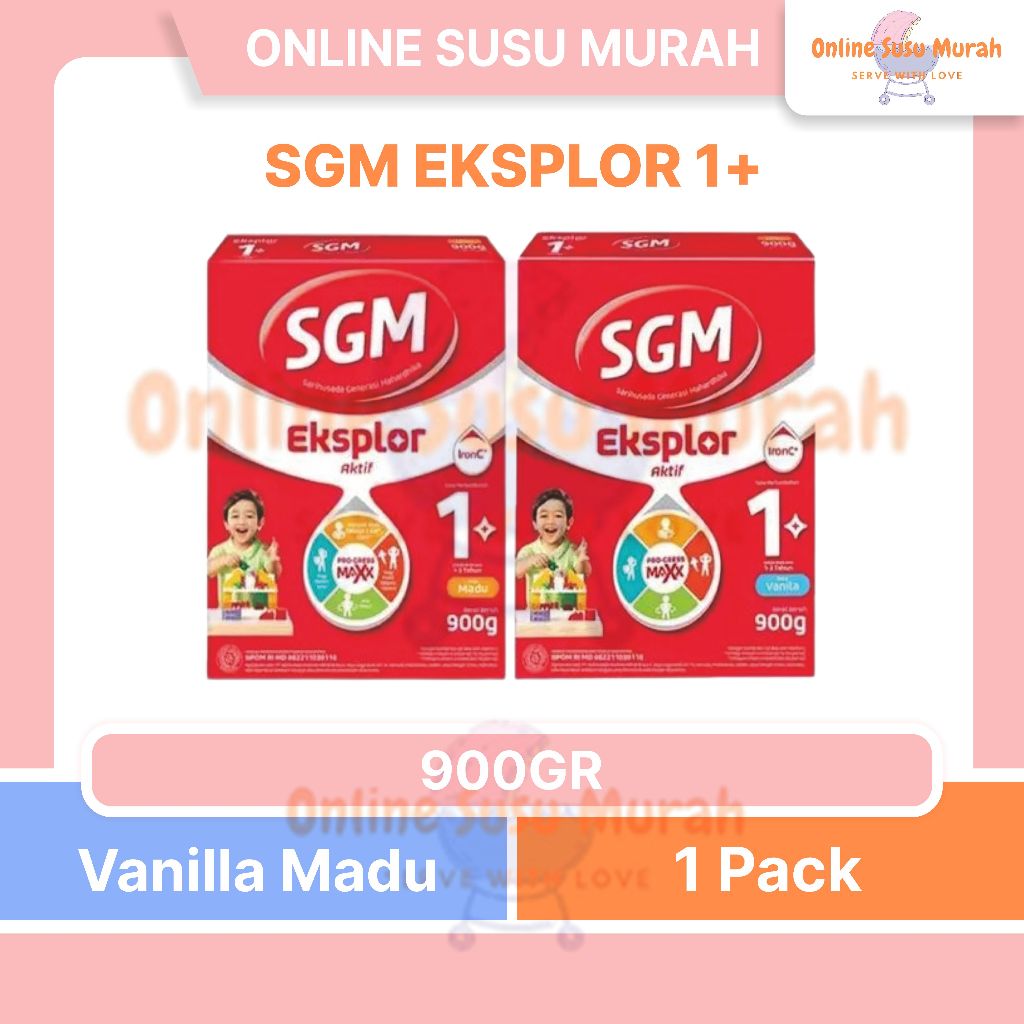 SGM EKSPLOR 1 PLUS VANILA MADU 900 GR SSKD