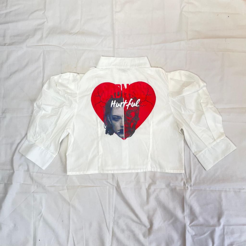 Paket usaha kemeja crop top