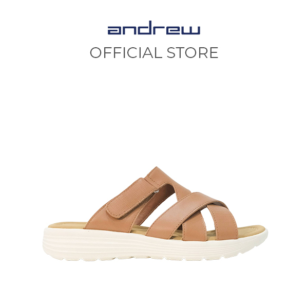 Sandal Casual Wanita Andrew Shoes Indira Brown