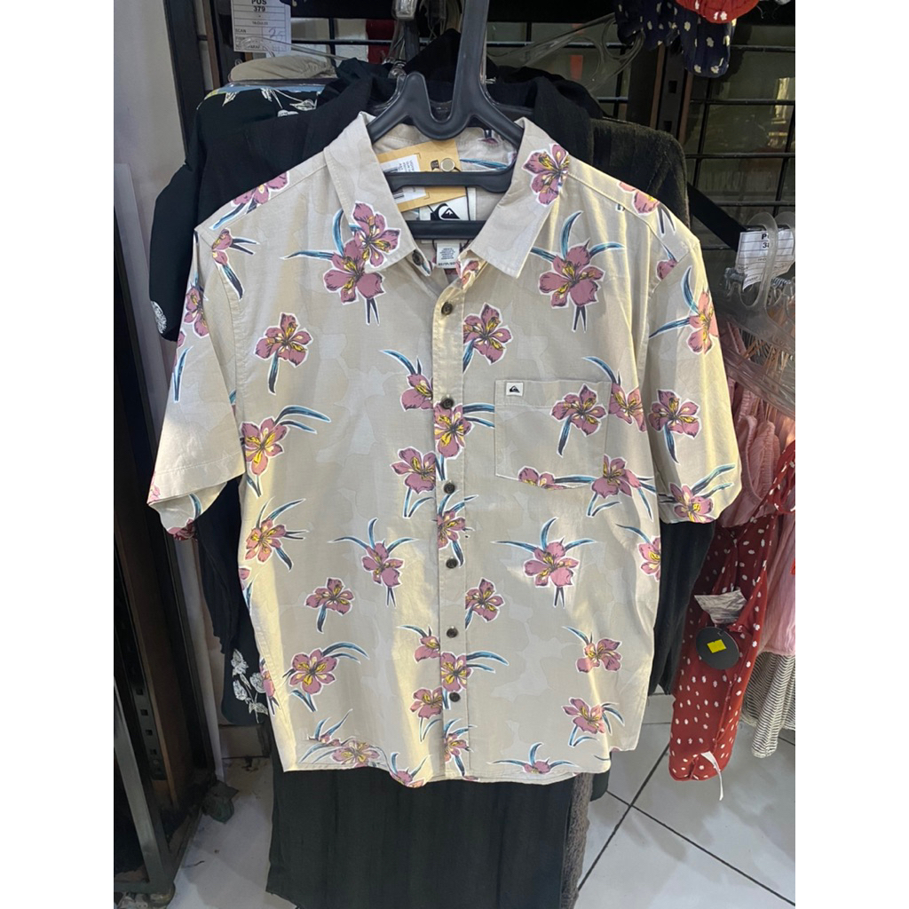 KEMEJA QUIKSILVER ORIGINAL 100%