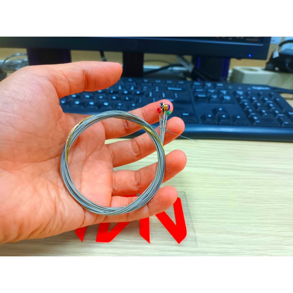 Senar Gitar D'Addario 09 Ujung Gold Original