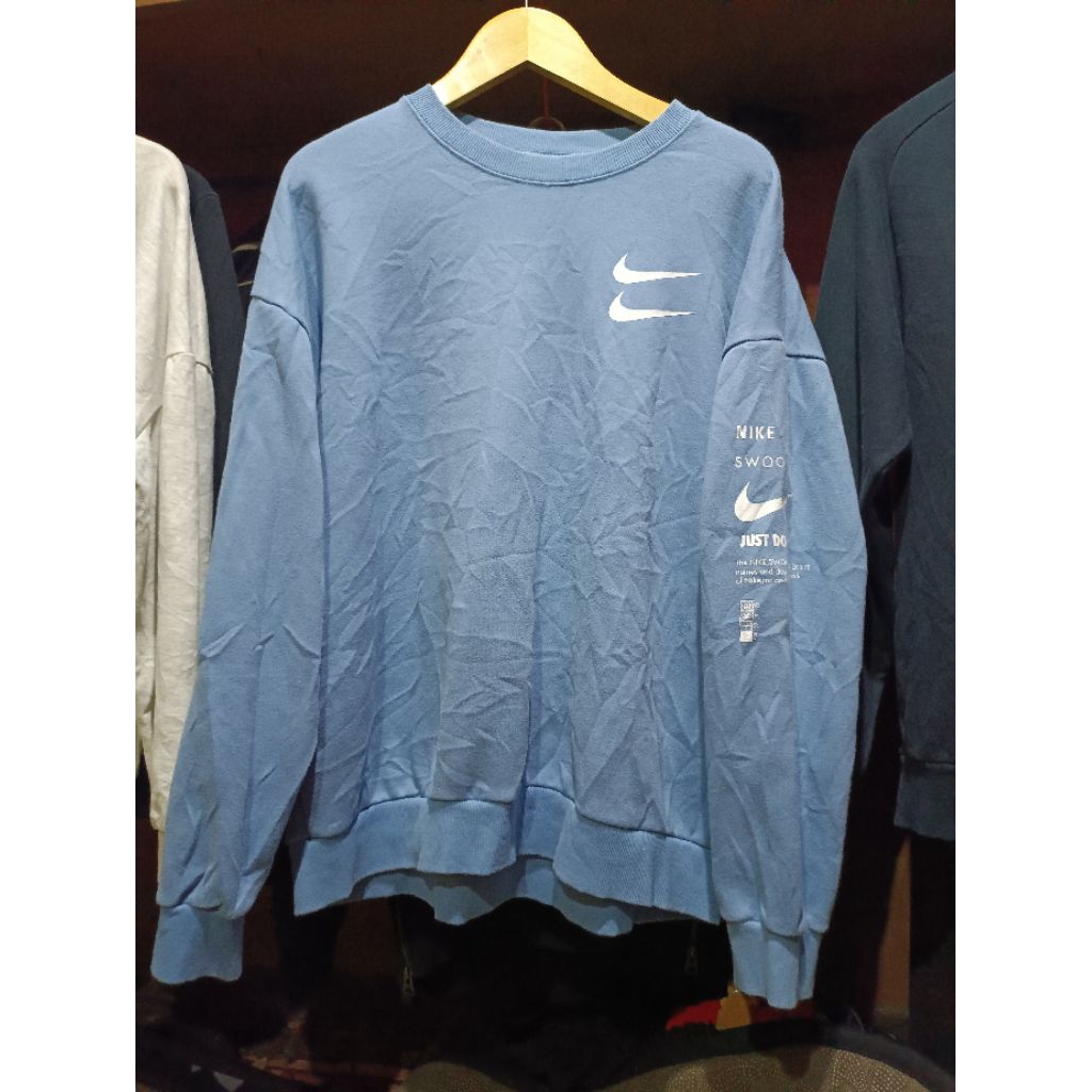 Crewneck Nike SWOOSH internasional big logo centang dua
