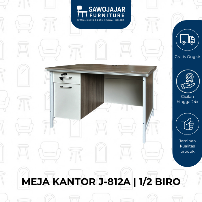 SAWOJAJAR FURNITURE - Meja Kantor J-812A / Meja Kantor / meja kantor minimalis modern / meja kantor 
