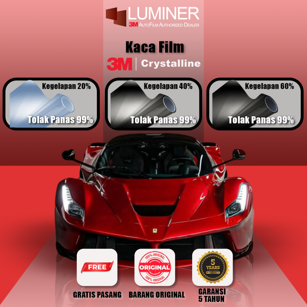 Kaca Film 3M Crystalline Original Sunroof