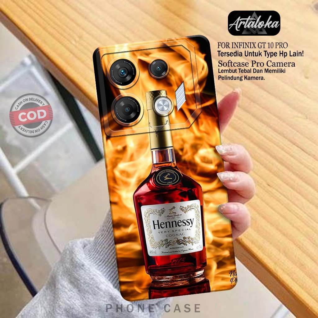 Case Infinix GT 10 Pro Softcase Infinix GT 10 Pro Pro Camera Fashion Case Motif Minuman Aksesoris Ha