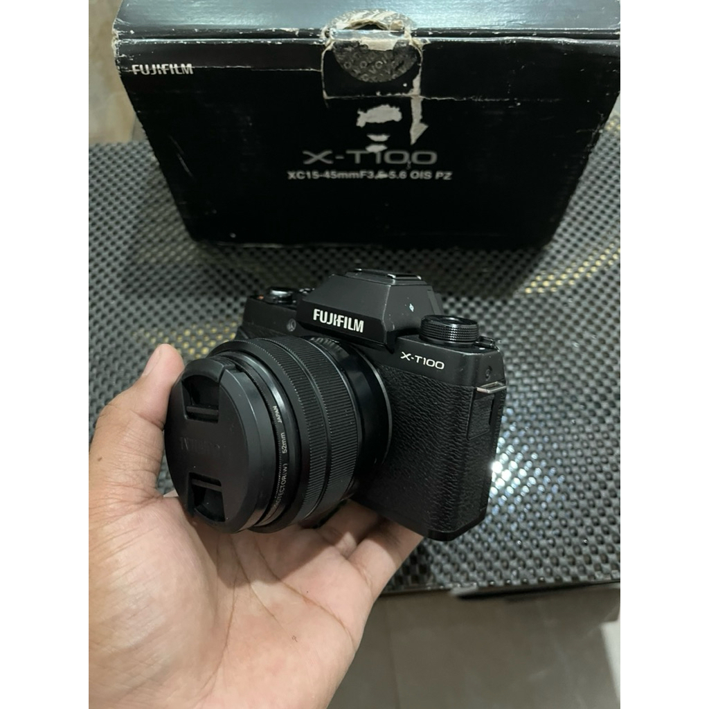 KAMERA MIRRORLESS FUJIFILM xt100 KIT XC 15-45mm ois