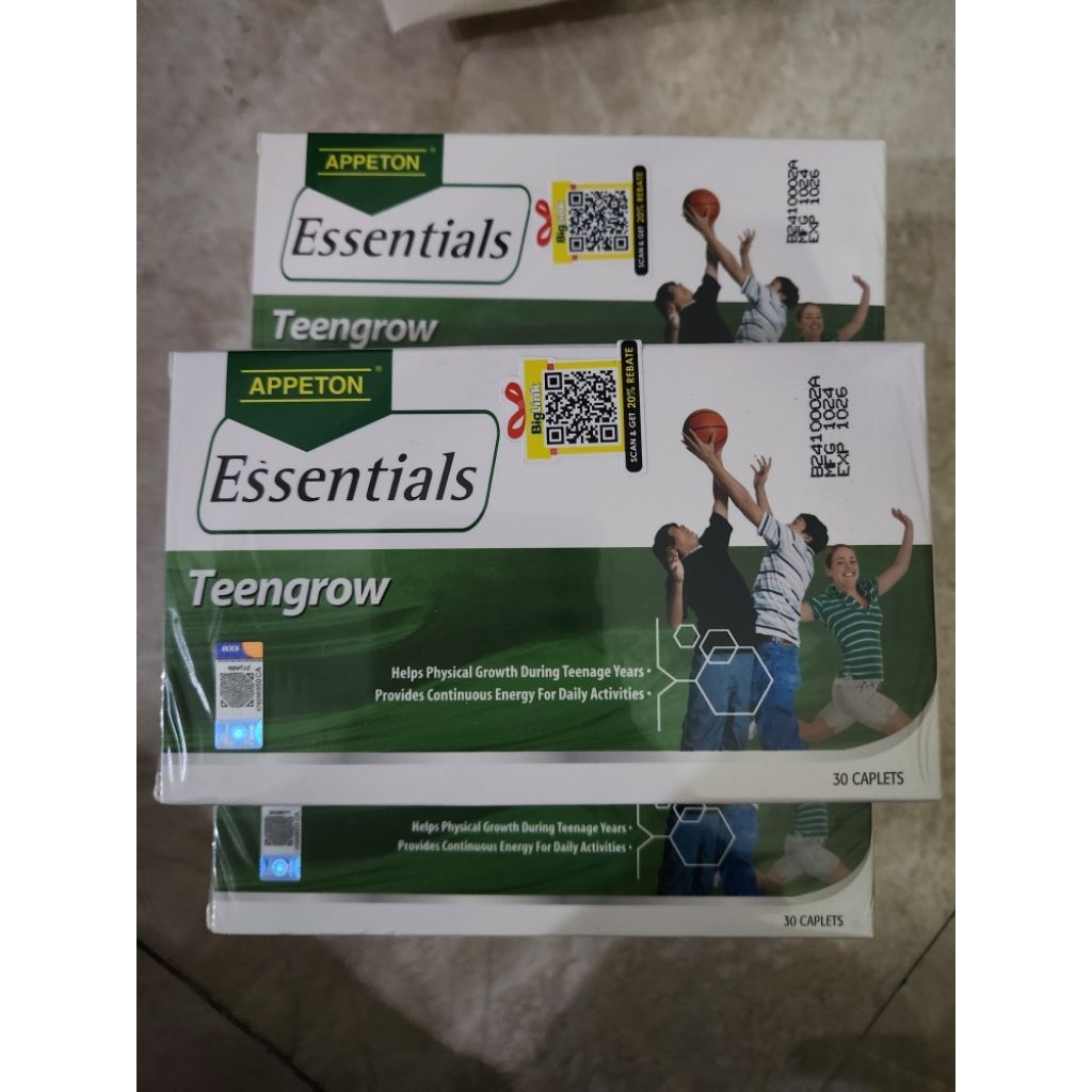 Appeton essentials Teengrow peninggi badan anak per strip