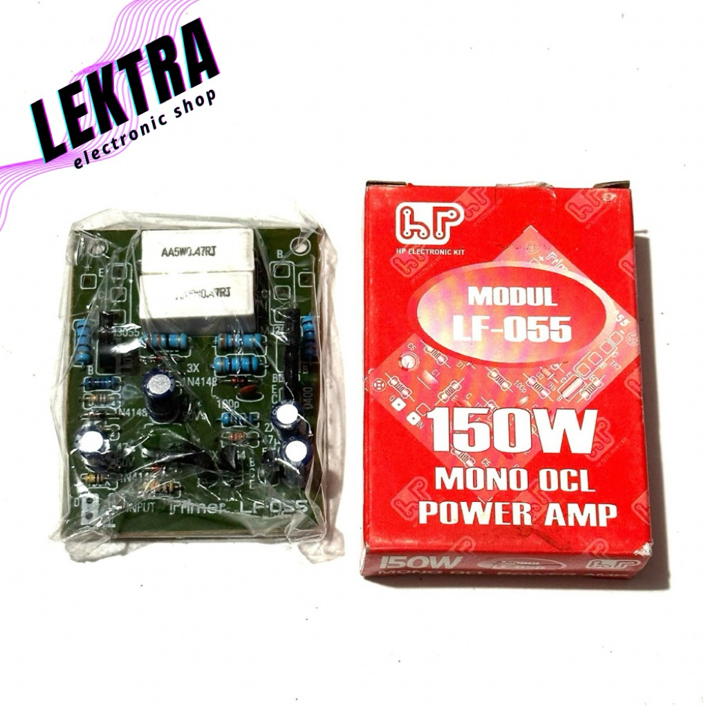 Kit LF-055 Modul 150w Mono OCL Power Amp Primer 150watt 150 w watt Ampli