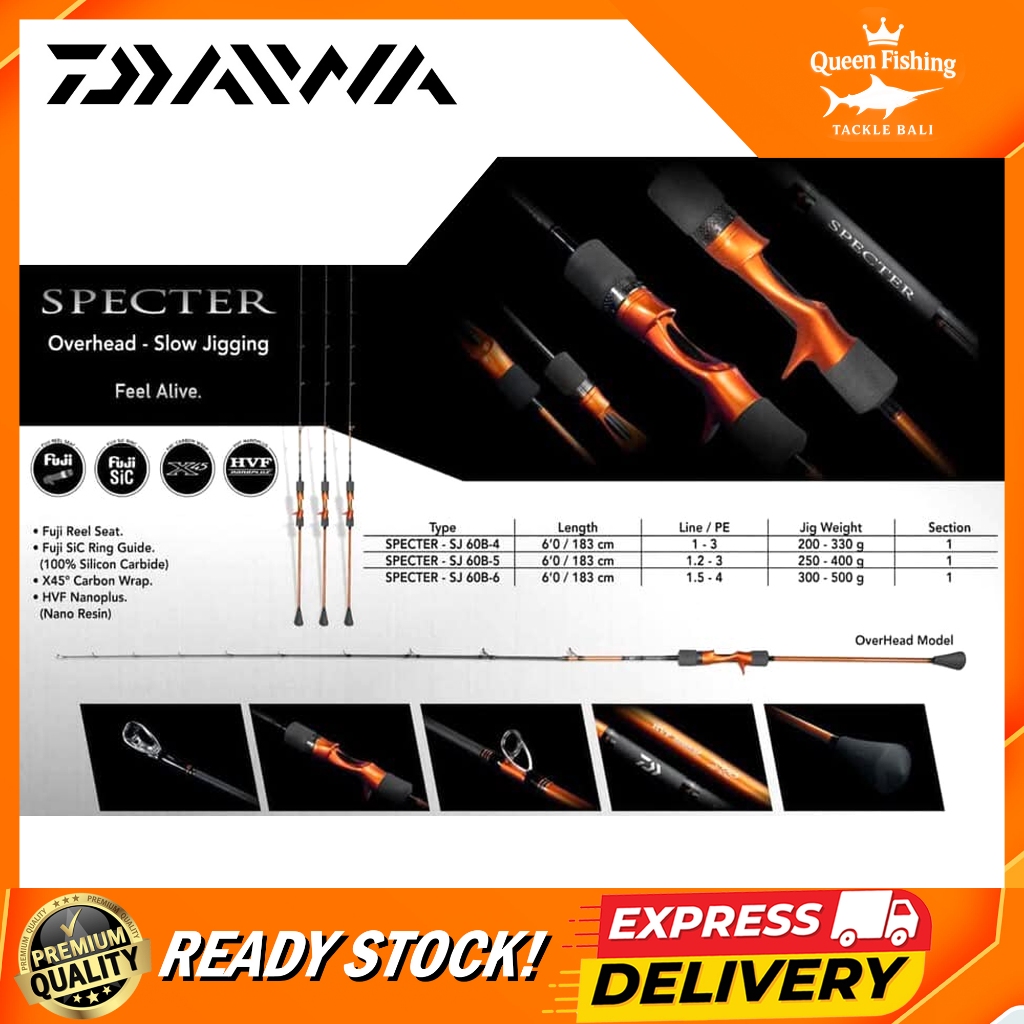 Daiwa Specter SJ60B Rod series