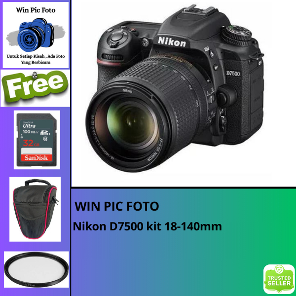 Kamera Nikon D7500 kit 18-140mm / nikon d7500 body only / d7500