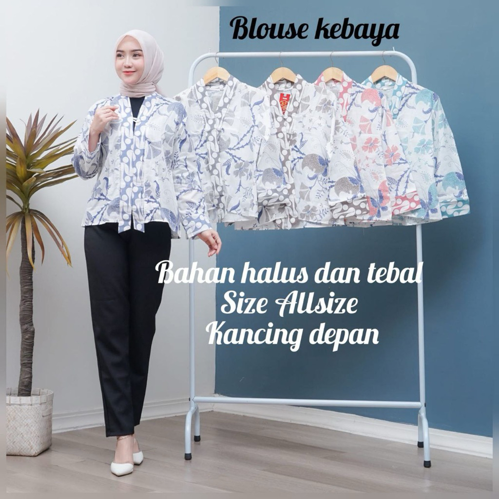 BLOUSE KEBAYA  BATIK FASHION - BLOUSE KEBAYA -BLOUSE KANTOR