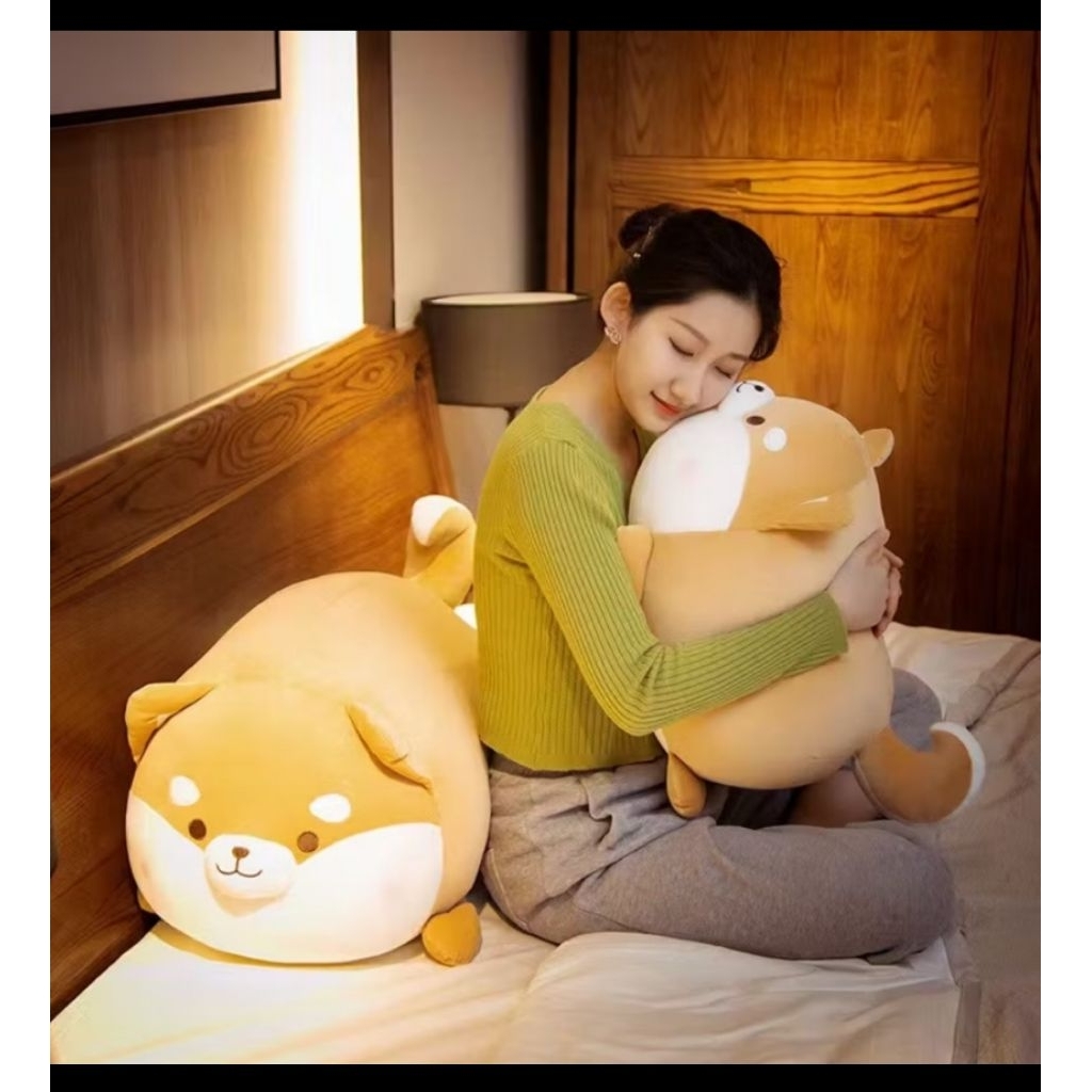 BONEKA IMPORT SHIBA BOBOK PLUSH LEMBUT