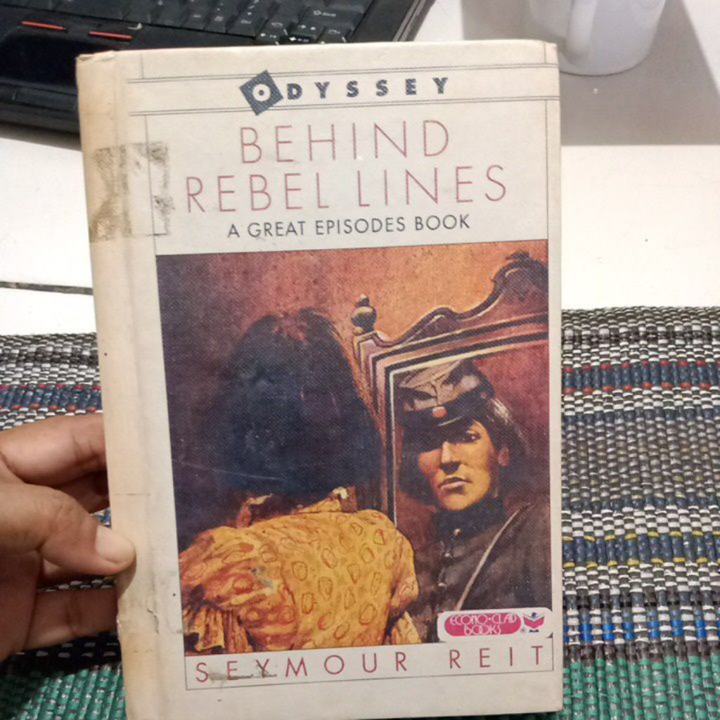buku behind rebel lines ex perpus