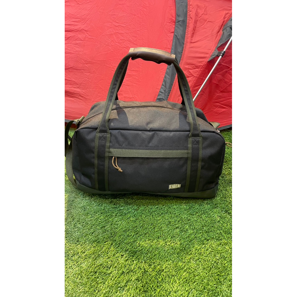 EIGER1989 SAFAR 20 DUFFEL BLACK TAS MUDIK LEBARAN PULANG KAMPUNG BAJU TRAVEL BAG KAPASITAS BESAR