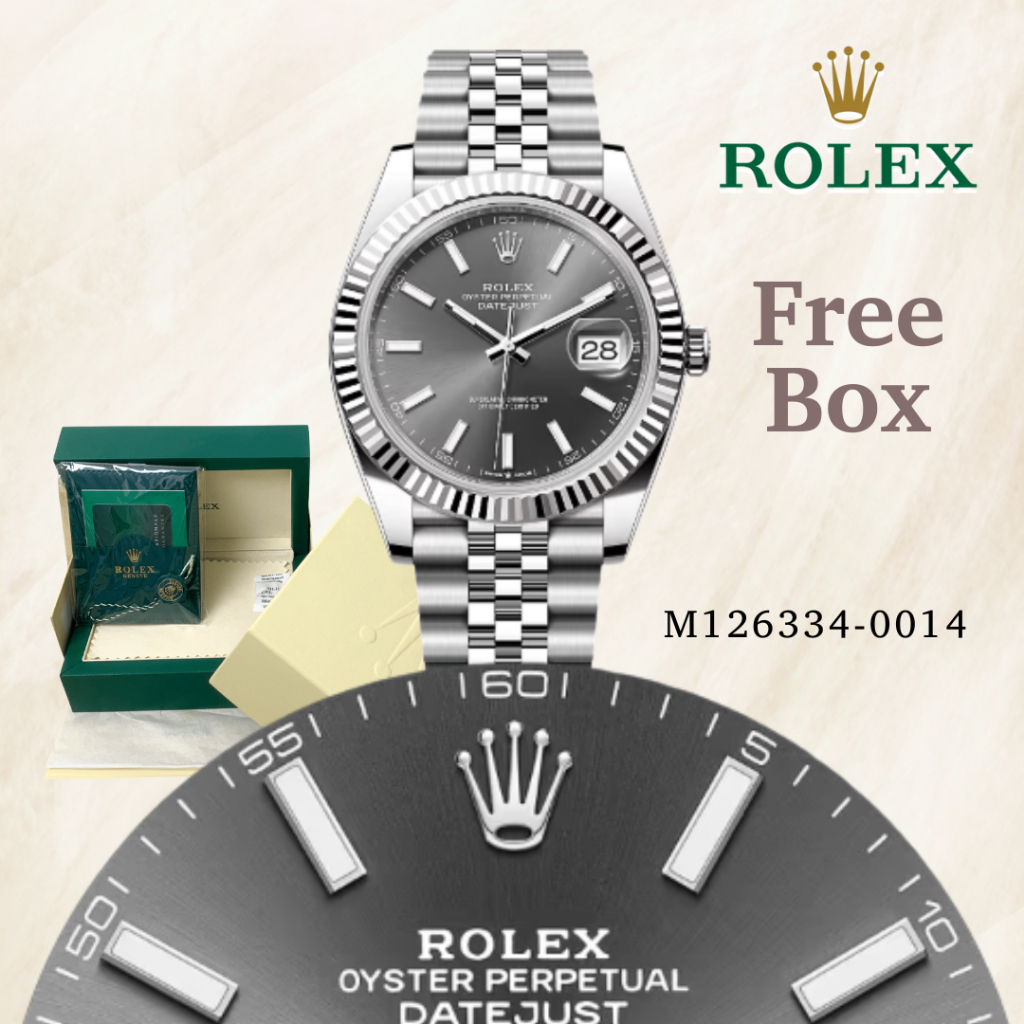COD dan 100% Asli ROLEX INCLUDE BOX Jam Tangan Seri Datejust Pria M126334-0014 Jam Tangan Automatic
