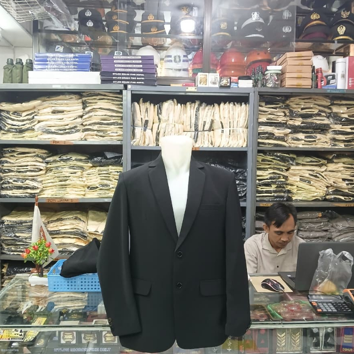 JAS SETELAN HITAM PRIA/JAS HITAM PRIA SETELAN
