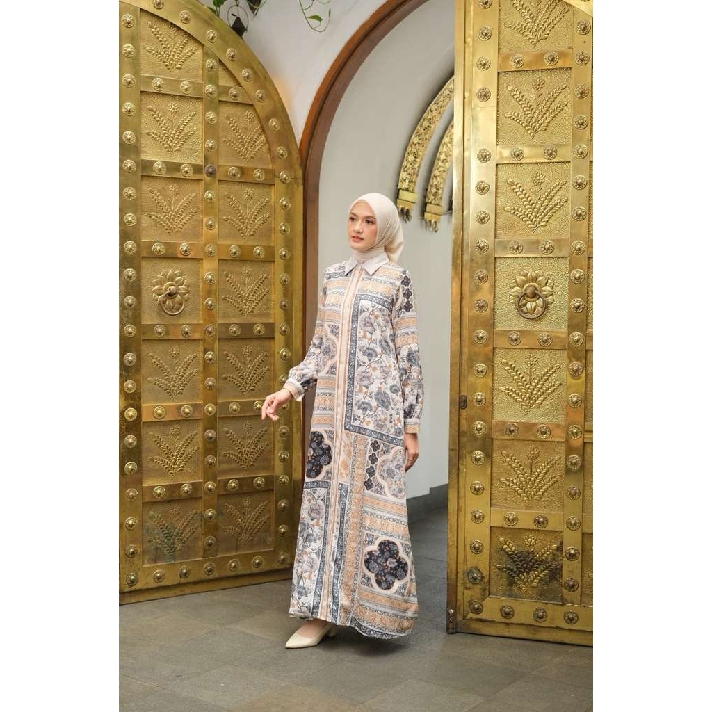 SIERA DRESS by Amelie,gamis terbaru anelie 2025,gamis brand,dress remaja,gamis kondangan,gamis lebar