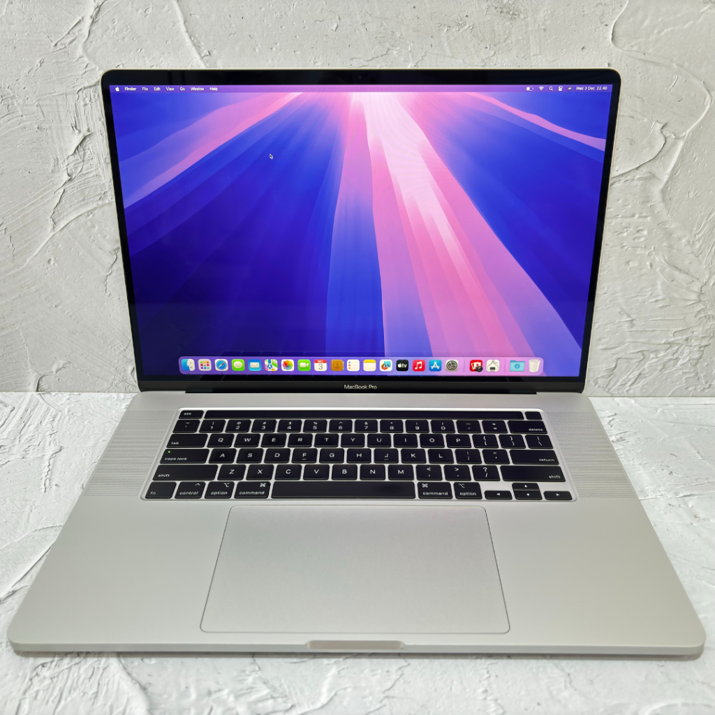 MACBOOK PRO TOUCHBAR 16 INCH 2020 A2141 CORE I7 2.6GHZ RAM 16 GB SSD 512 GB SILVER SECOND ORIGINAL