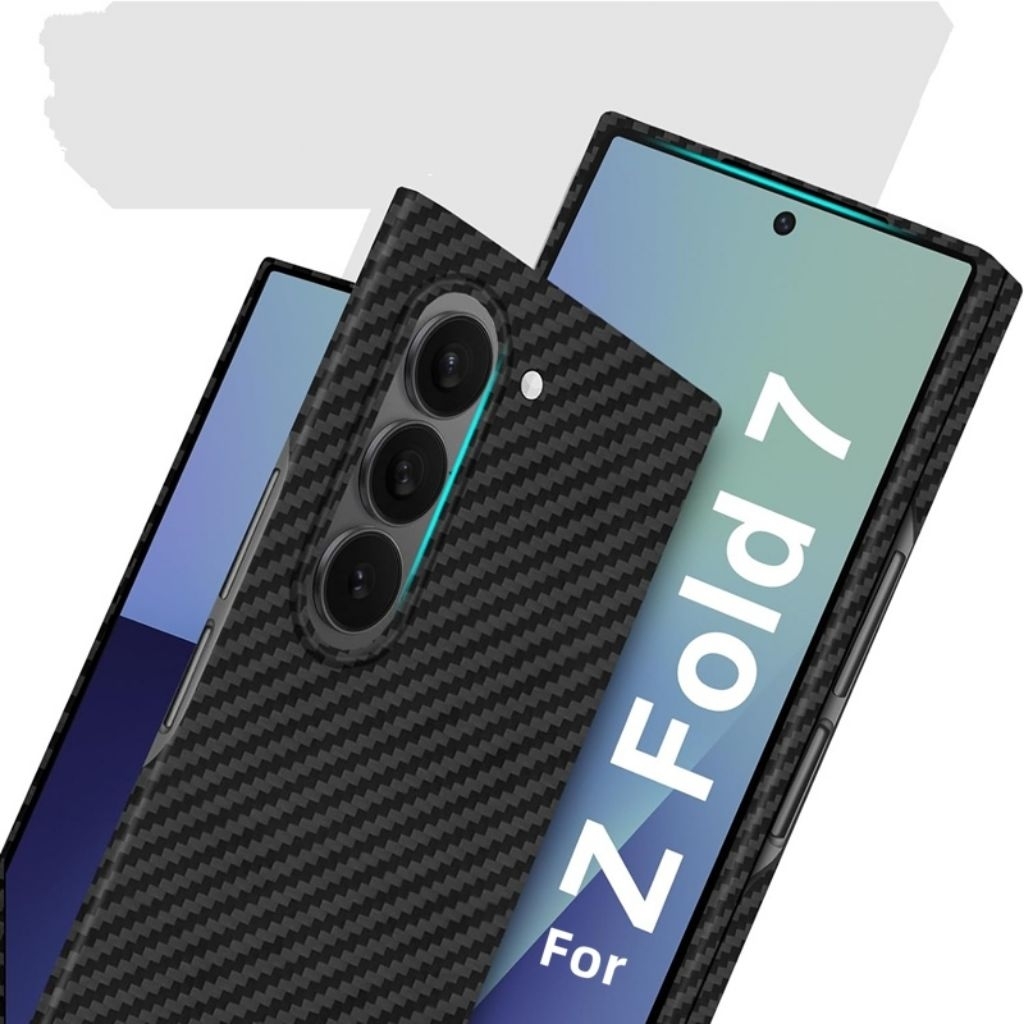Case For Samsung Galaxy Z Fold 7 6 5 4 3 5G Premium Carbon Textured Magsafe Magnetic Cover Screen Pr