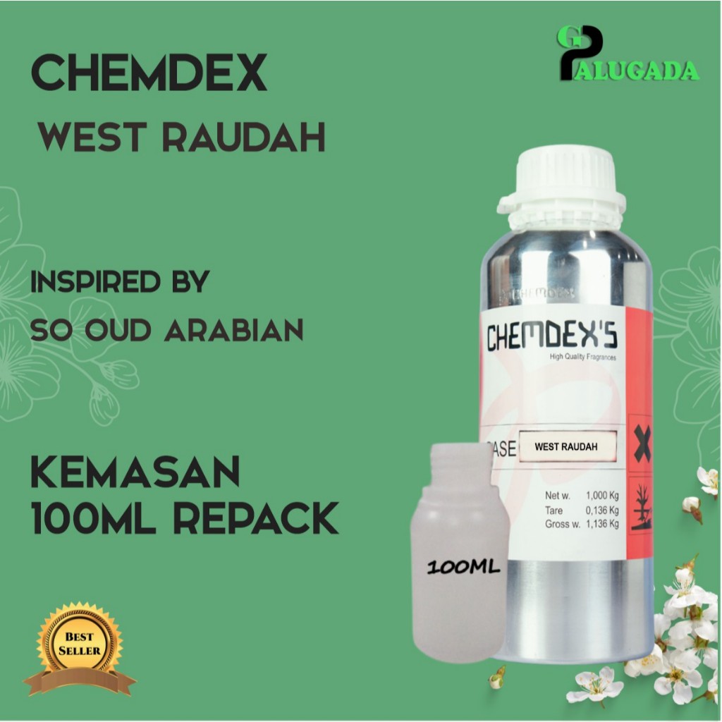 Bibit parfum murni WESST RAUDAH CHEMDEX'S 100ML
