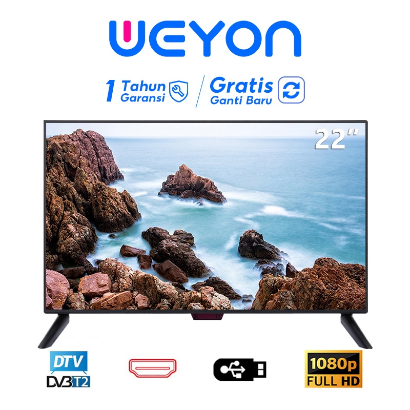 Weyon TV Led 21 inch TV Digital 22 inch TV Led Digital Garansi 1 Tahun
