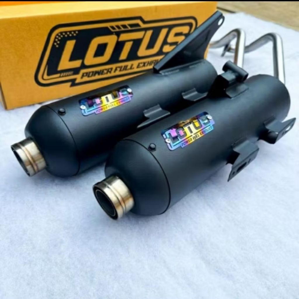 Knalpot SHIJIRO LOTUS PROJECT Model SHIJIRO Moncong SHIJIRO Beat karbu deluxe beat esp Vario Mio Sco