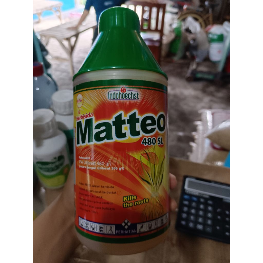 Herbisida MATTEO 480SL Kemasan 1L dan 500ml