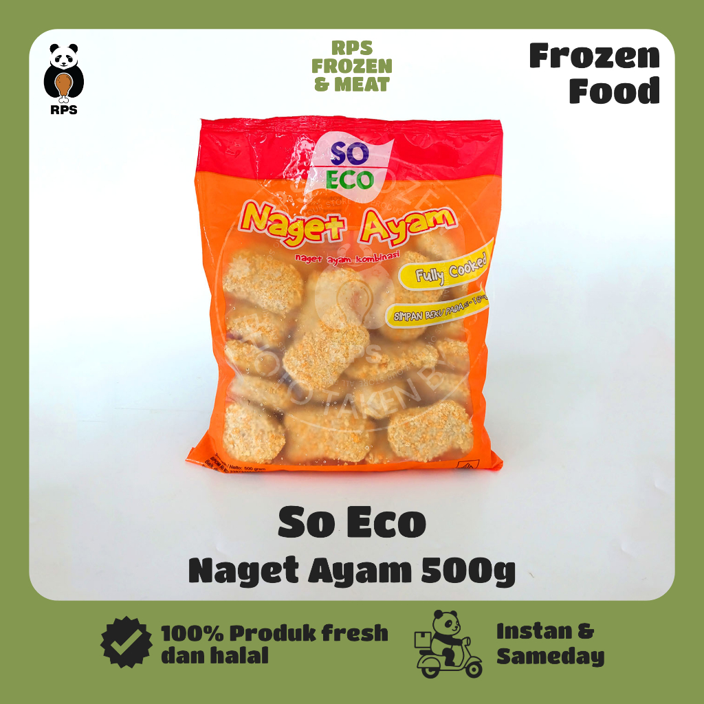 So Eco Naget Ayam 500gr, Nugget Ayam So Eco 500gr