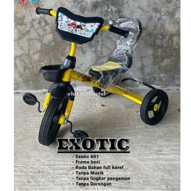 Sepeda Anak roda 3 Tiga Exotic 601 | Sepeda Roda 3 Exotic 601 | Tricycle