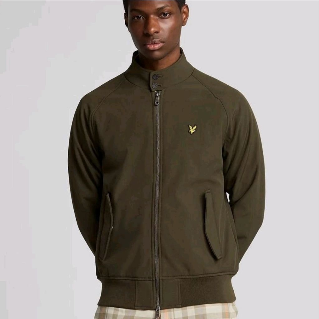 Lyle and Scott Softshell Harrington Jacket Olive Original