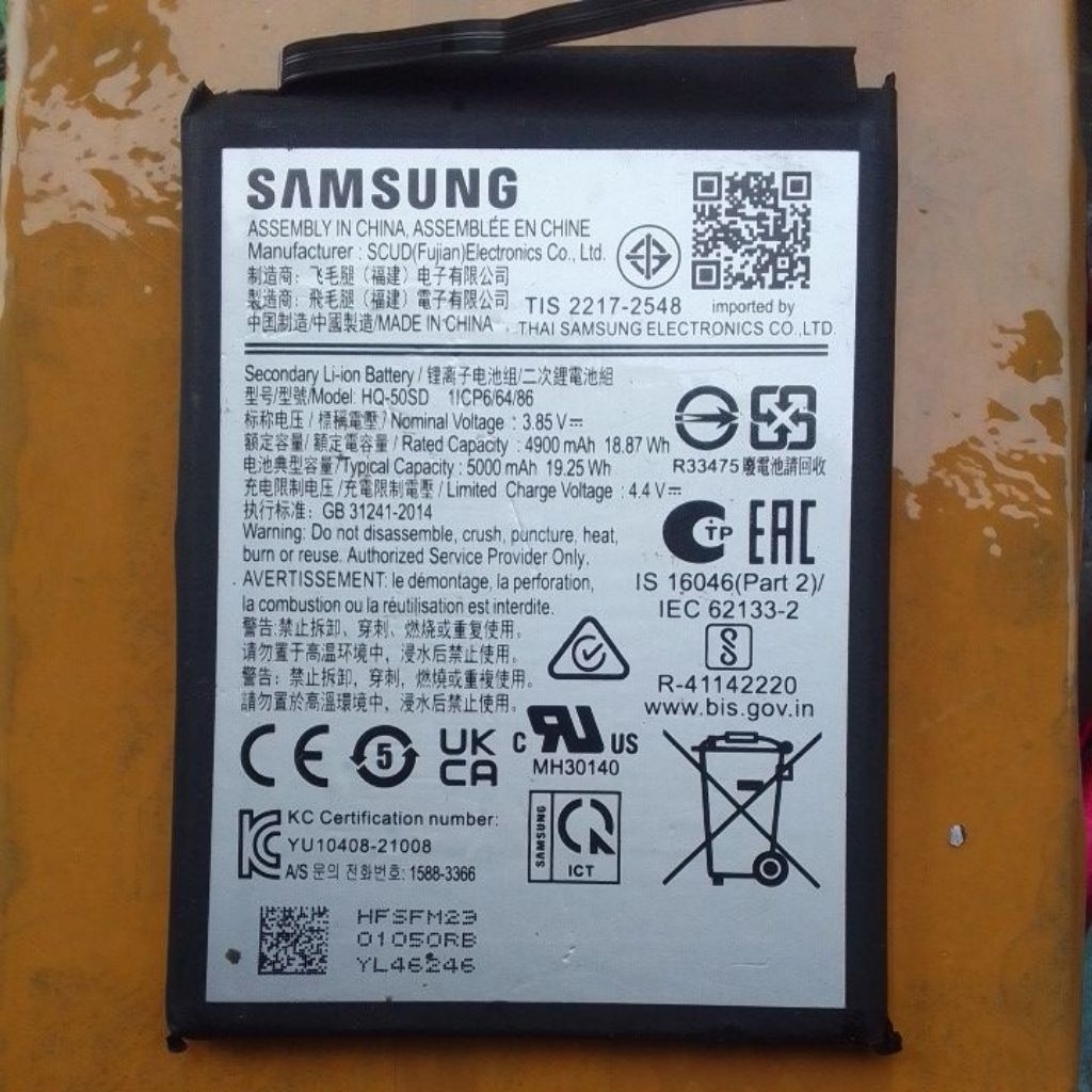 batre hq-50sd hp samsung galaxi a02s/a03s seken