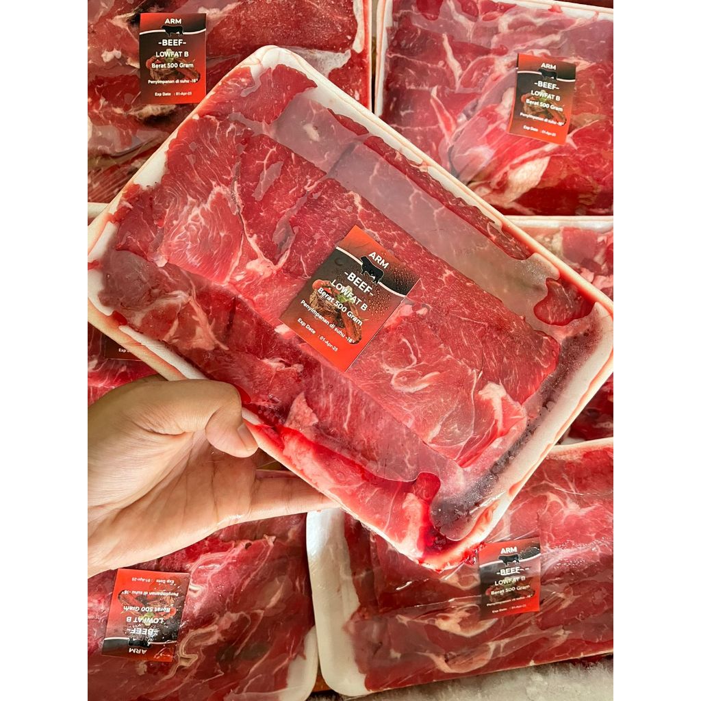 Beef Slice Yoshinoya 500 gr/Slice Beef Shabu/Slice Shabu/Daging BBQ grill