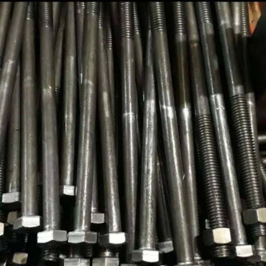 BAUT MUR +2 RING 3/8 X 10" KUNCI 14 PANJANG 25 CM