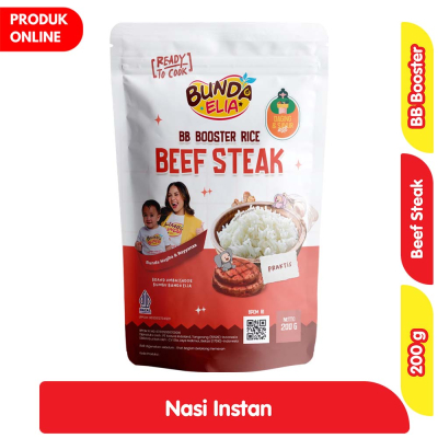 Bumbu Bunda Elia BB Booster Nasi Instan Beef Steak 200 g