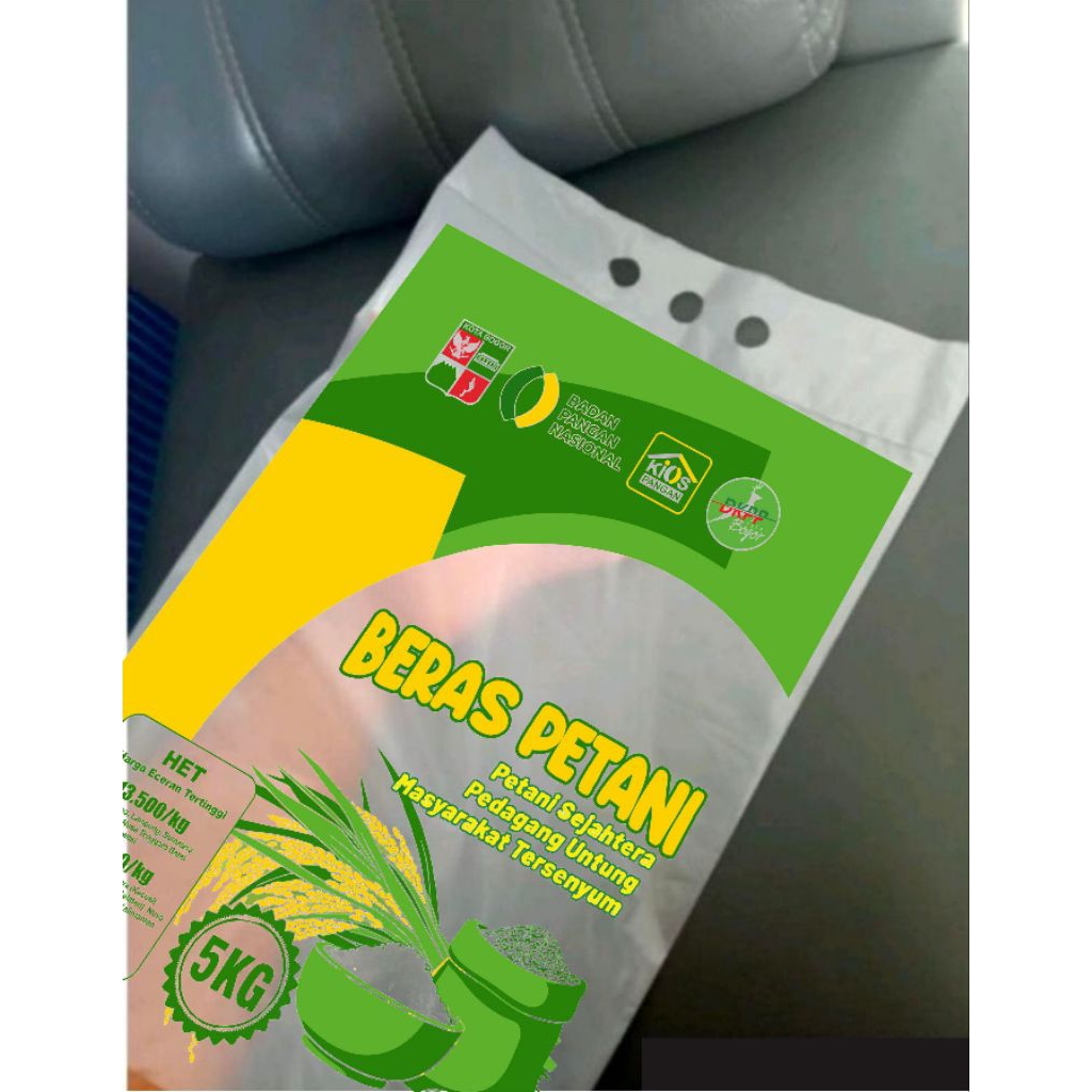 sablon plastik beras 5kg
