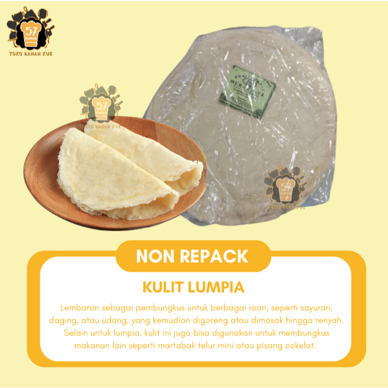 [HEMAT 3PCS] KULIT LUMPIA MEKAR JAYA DIAMETER 18 CM ISI 50LEMBAR