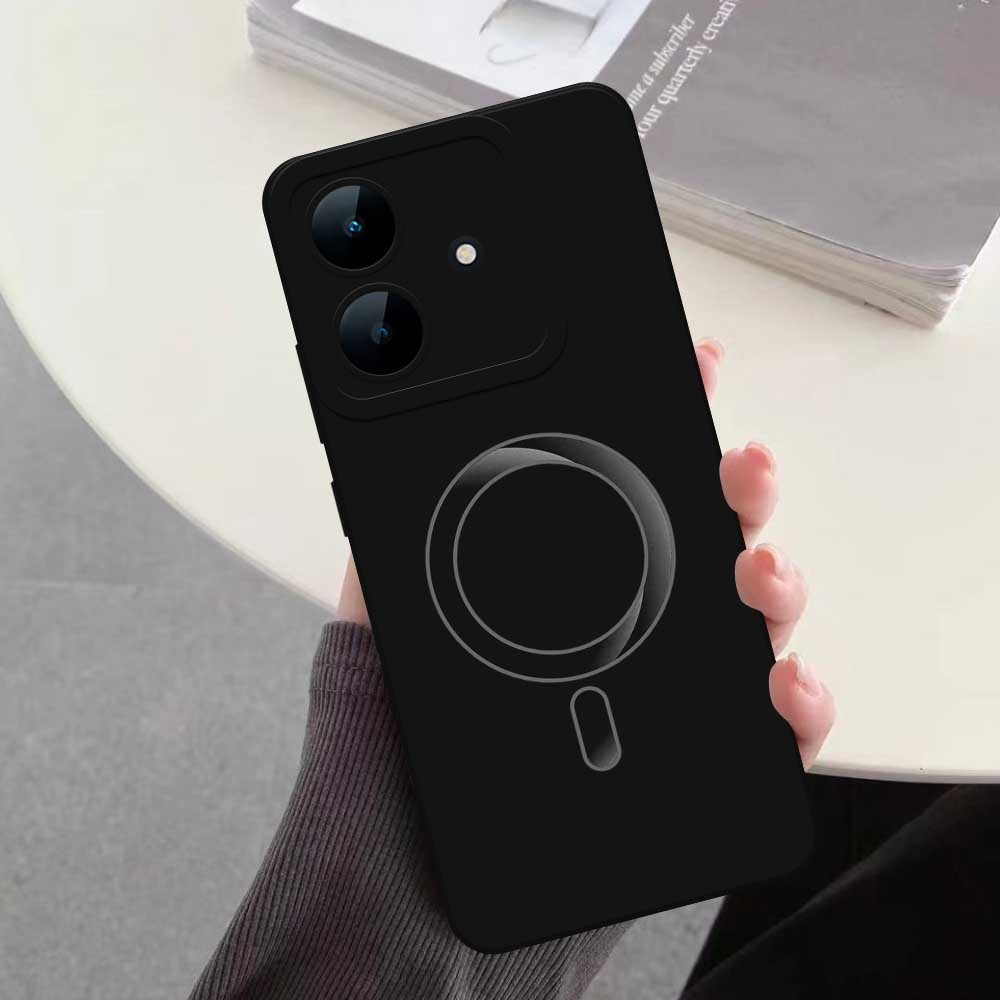 [ABC9] Soft Case Realme Note 60 / Realme Note 60X - Terbaru Motif New Magsafe 05 Terbaru Untuk Infin