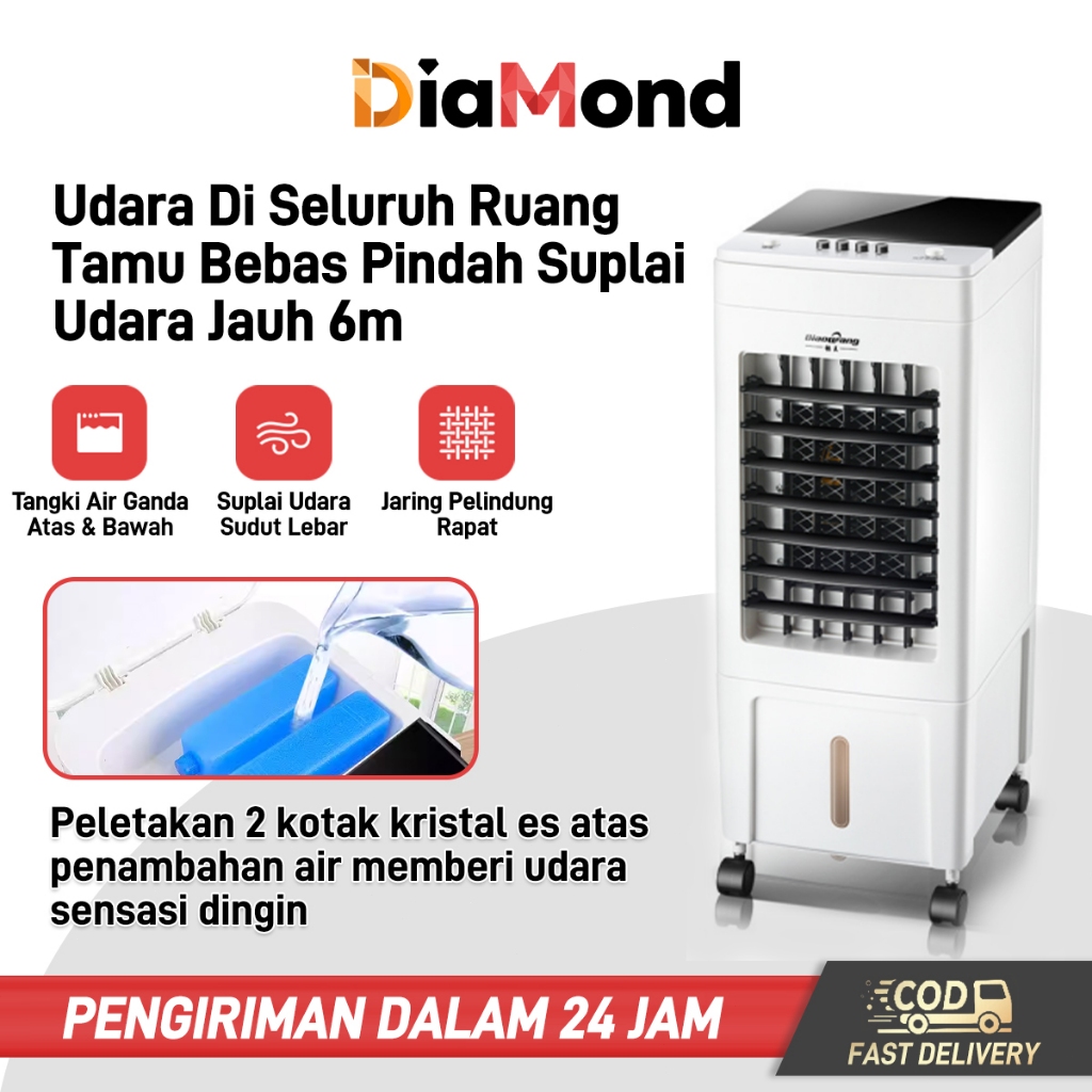 Remote Control Air Cooler Pendingin Ruangan Kipas Air Cooler AC Mini Kipas Pendingin Ruangan Portabl