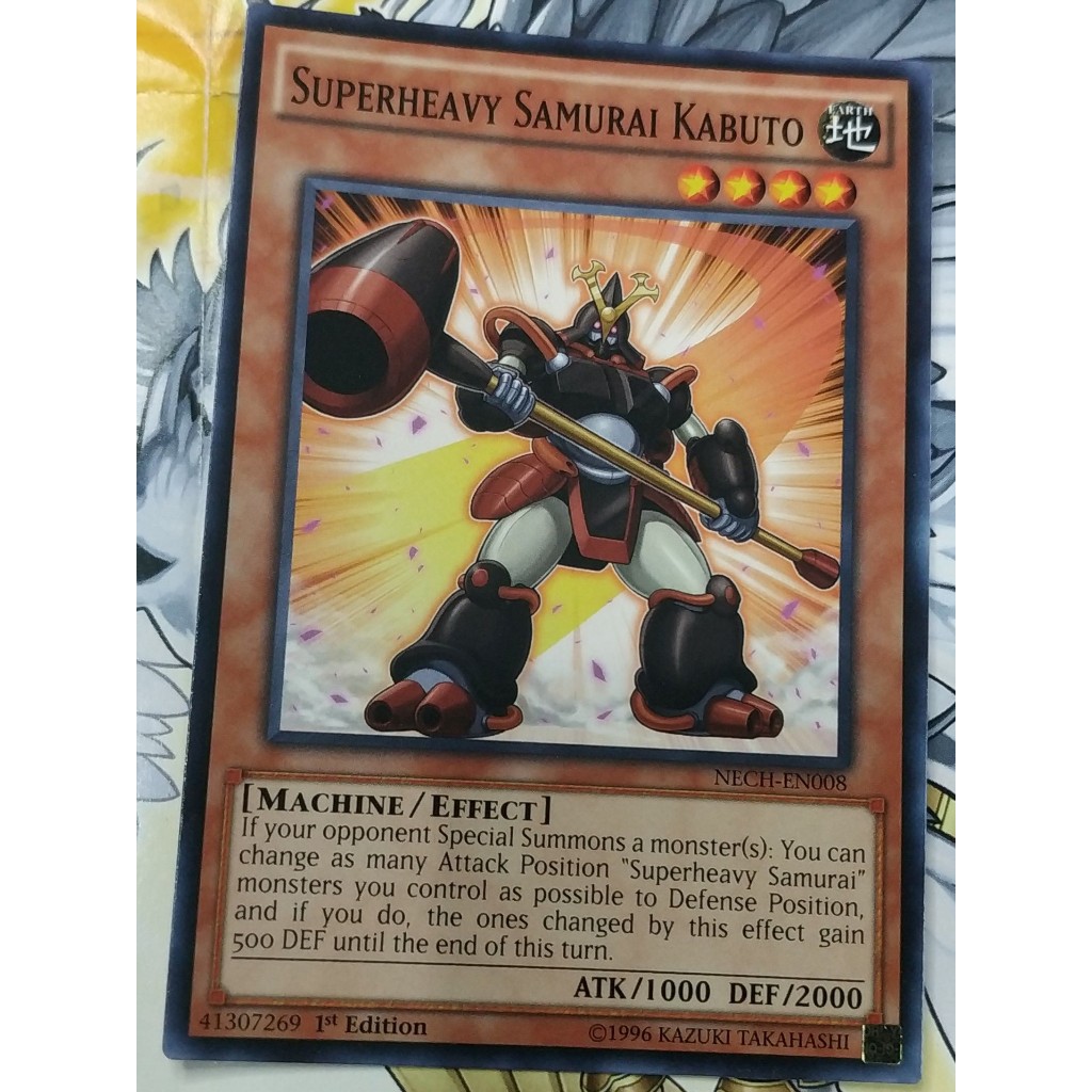 Superheavy Samurai Kabuto (NECH-EN008) - Common - Monster Card - YuGiOh Trading Card Game ORIGINAL