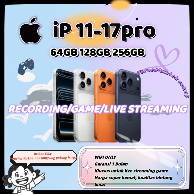 iPhone 17 Pro 64GB/128GB/256GB, 11 ganti housing, second