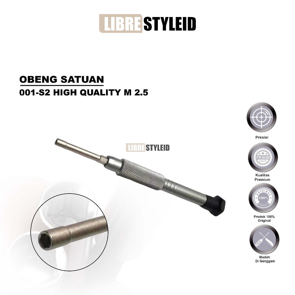 OBENG SATUAN NANCH 001-S2 HIGH QUALITY M 2.5 FOR IPHONE 6S ORIGINAL – OBENG MULTIFUNGSI TEKNISI HP