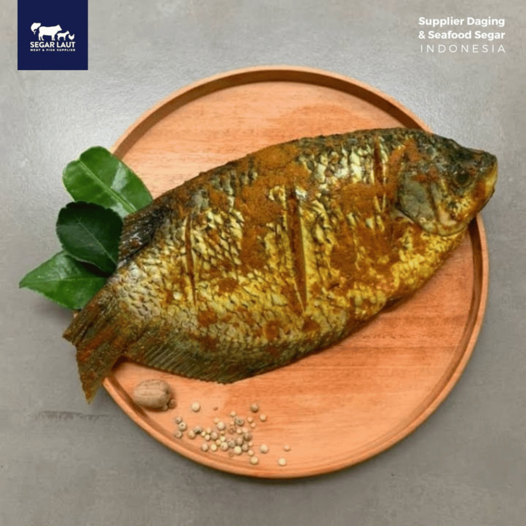 Gurame Ungkep Bumbu Kuning Vakum – Frozen & Siap Goreng