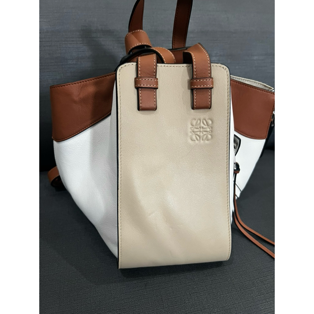 bag loewe hammock preloved tan taupe white