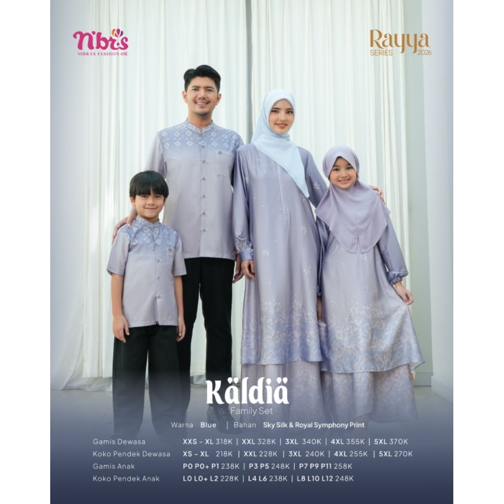 Famset Keluarga Terbaru/Baju Set Sarimbit Keluarga Terbaru DiaRayyaku 2026/Baju Lebaran/Baju Seragam