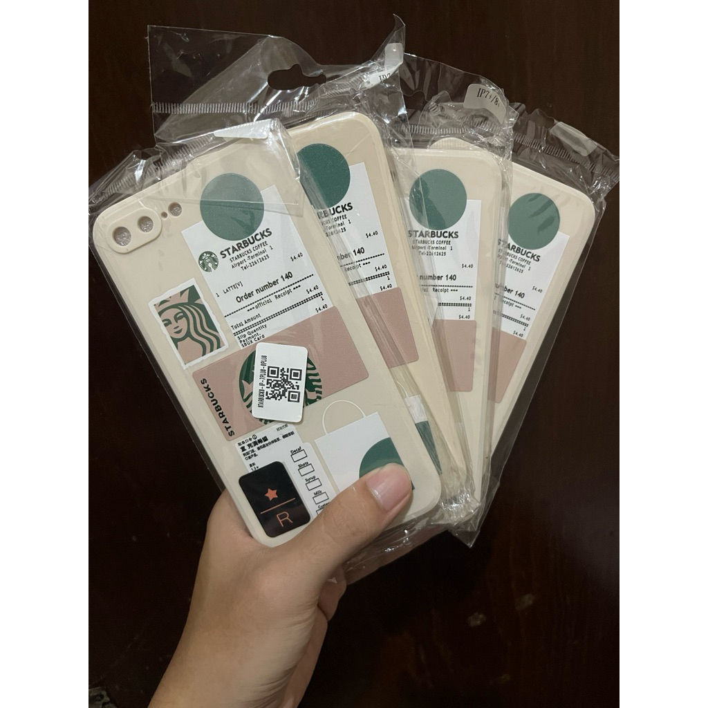 (bundling 4) Case Iphone 7+/8+ Starbucks (Iphone 7plus/8plus)