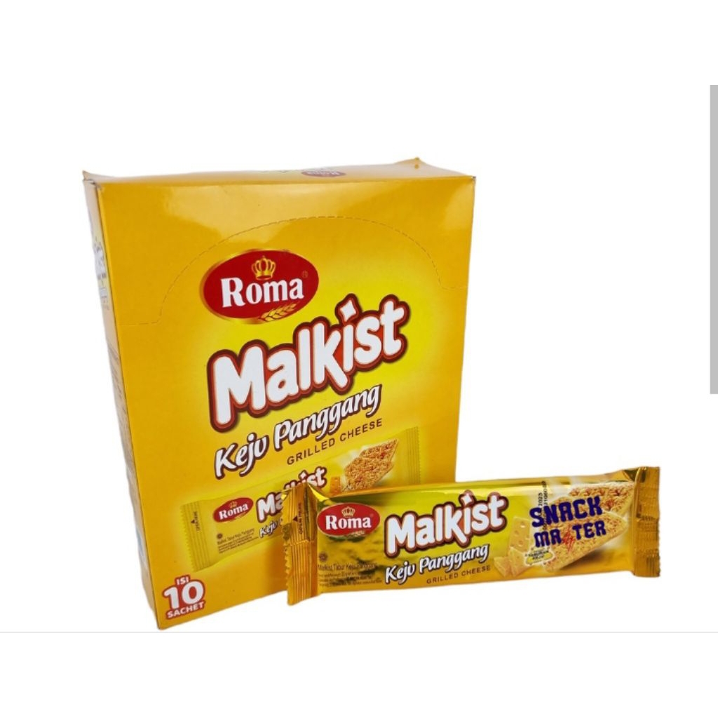 ROMA Malkist keju panggang CARTON (ISI 8BOX)