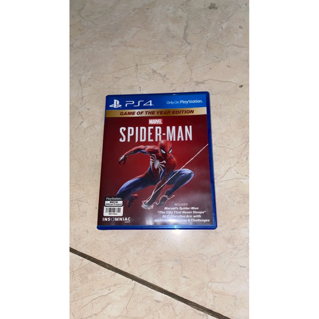 Kaset PS4 Marvel Spiderman - Second / Bekas
