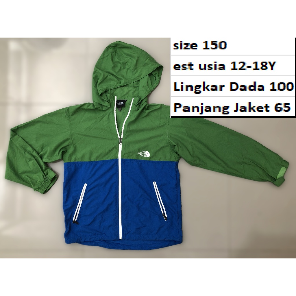 Jaket TNF Anak Outdoor Waterproof Premium Second Preloved
