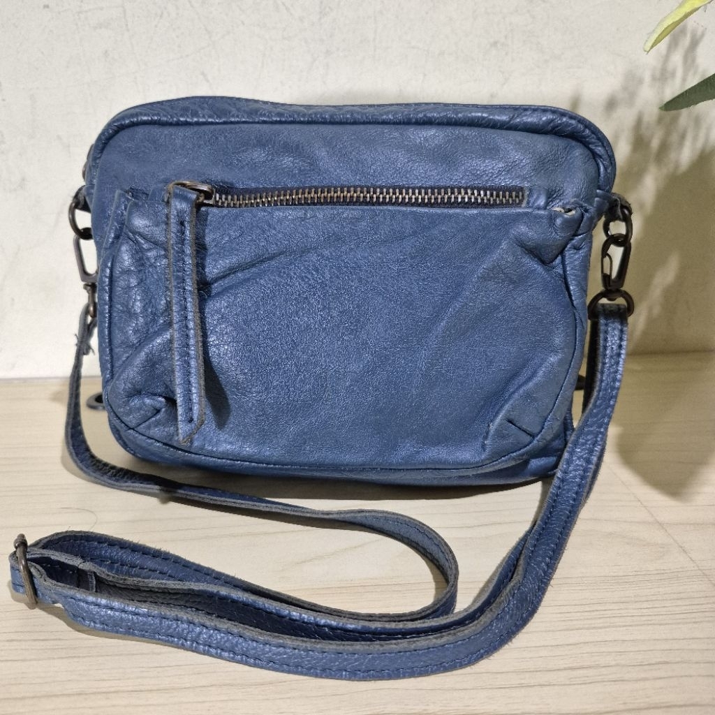 Tas Sling bag Mini Kulit Asli Ensoen Preloved