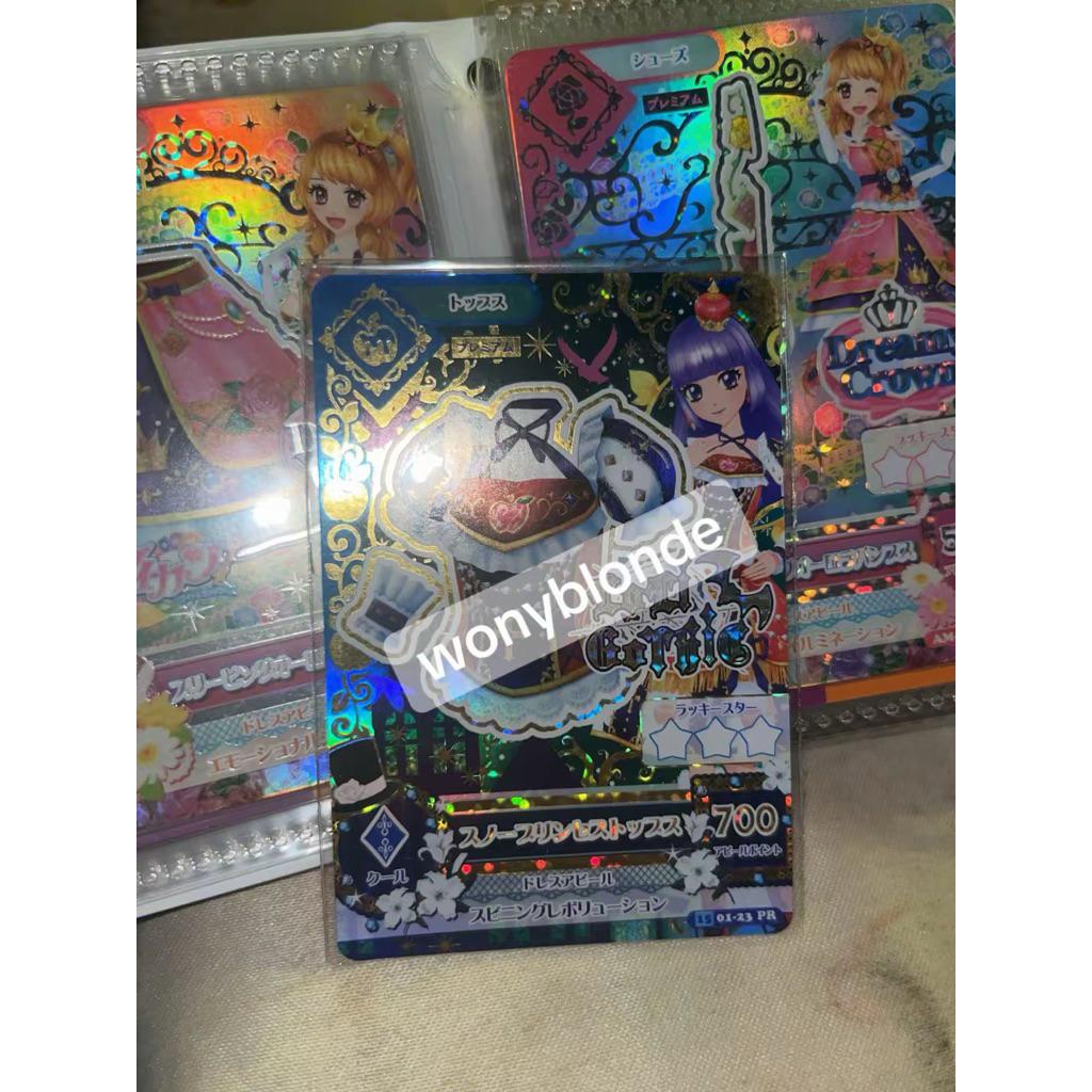 Aikatsu (collector card) Sumire Hikami Snow Princess Coord Tops